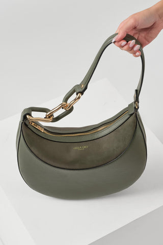 Thelma Khaki Scoop Hobo