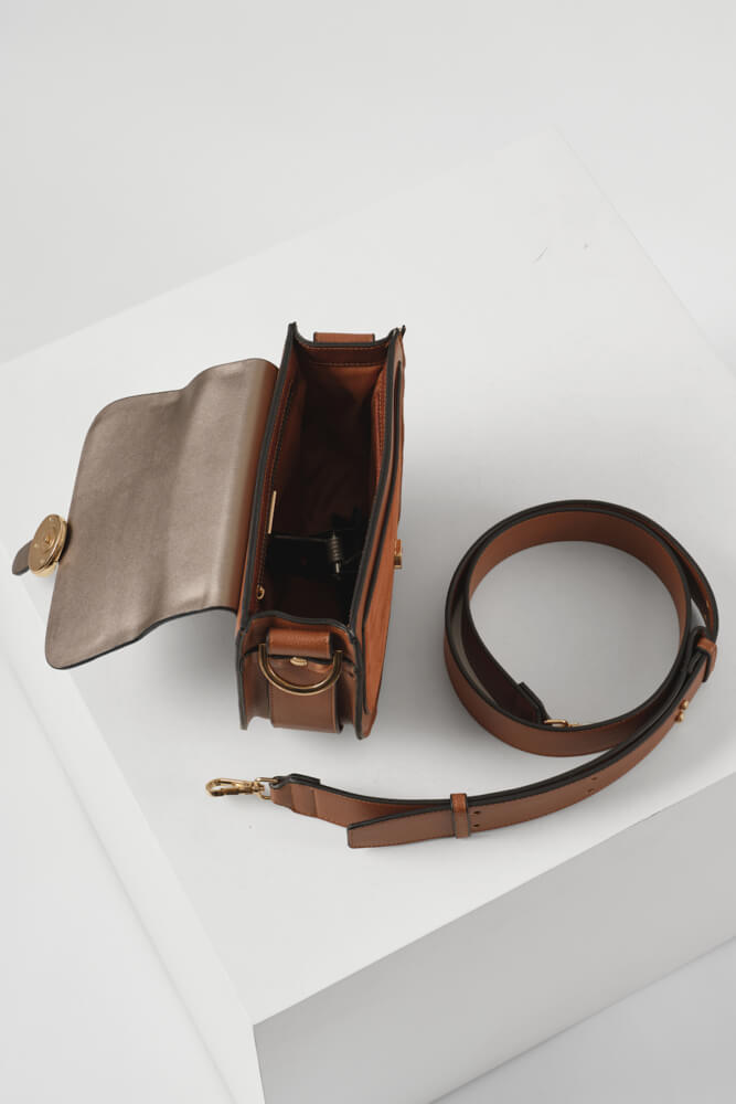 Venetia Conker Saddle Crossbody