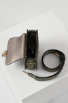Venetia Khaki Saddle Crossbody