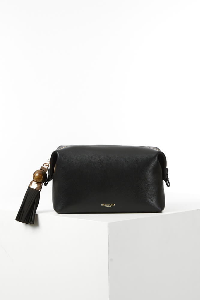 Virginia Black Toiletry Bag