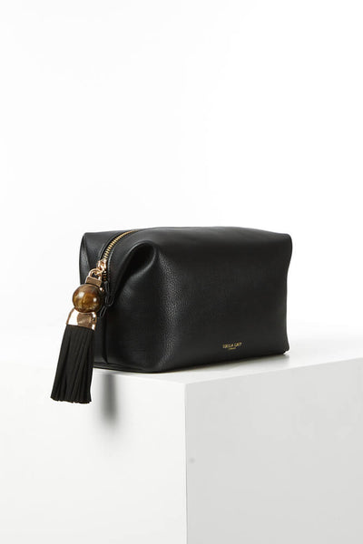 Virginia Black Toiletry Bag