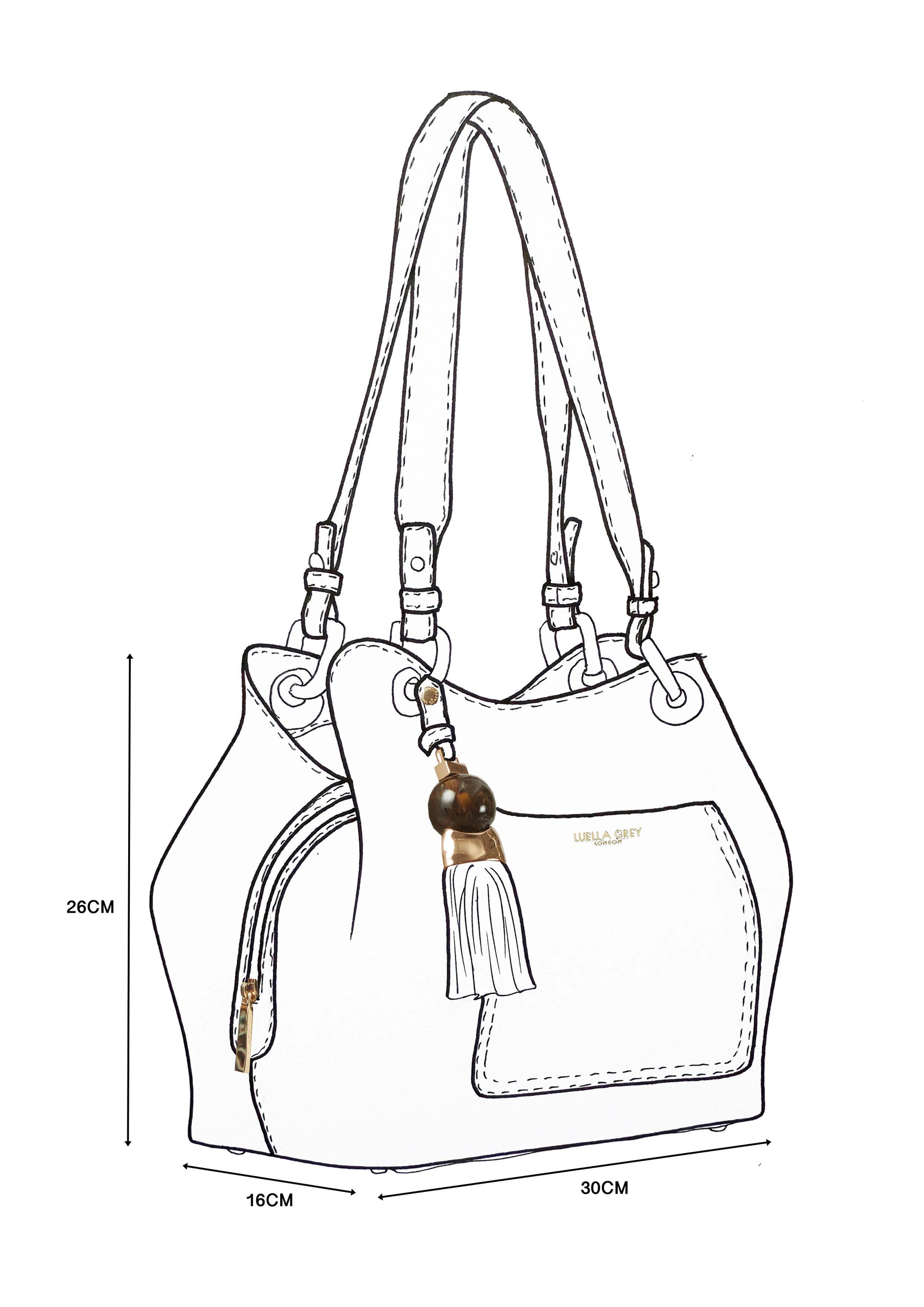 Sienna Conker Hobo Tote