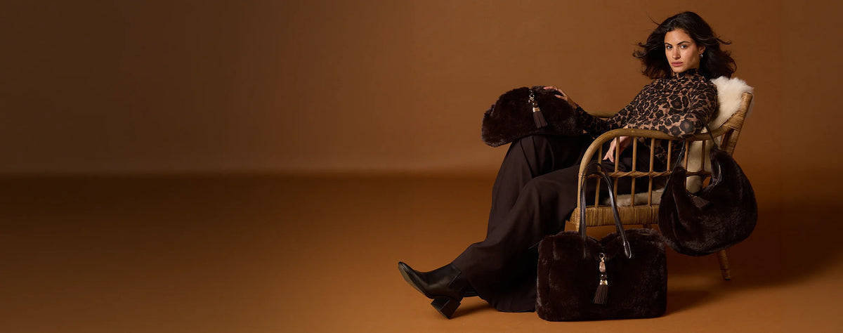 Luxury Faux Fur & Shearling Bags