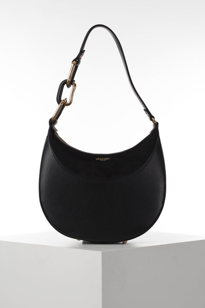 Thelma Black Scoop Hobo