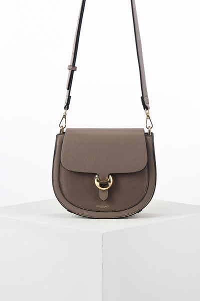 Venetia Peat Saddle Crossbody