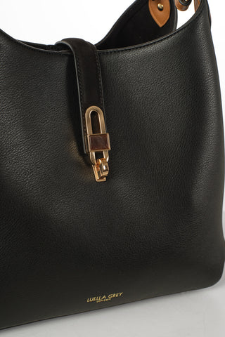 Romany Black Hobo Tote