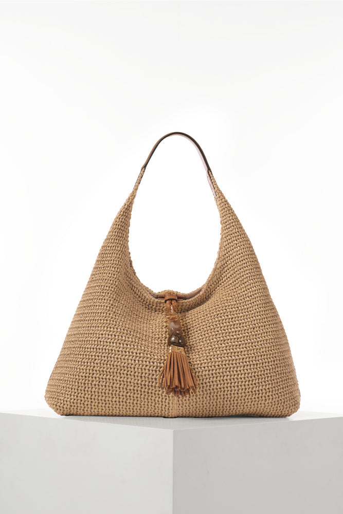 Pandora Raffia Hobo