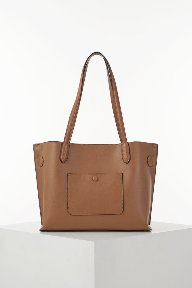 Connie Camel Laptop Tote