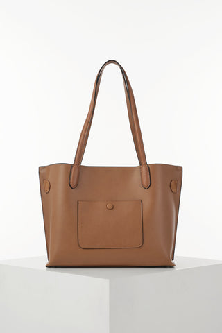 Connie Camel Laptop Tote