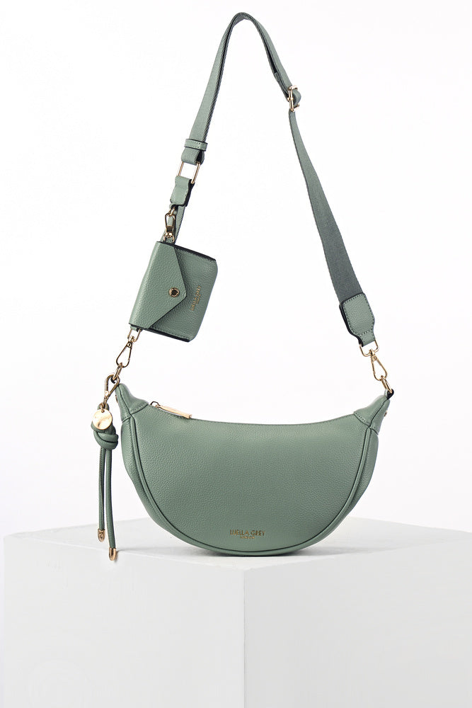 Luella Grey Lolly Spearmint Green Sling Bag