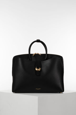 Carlotta Black Laptop Tote
