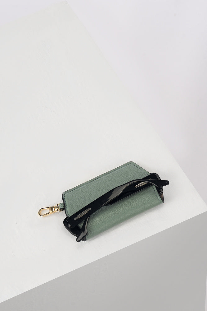 Izzy Spearmint Green Sunglass Case