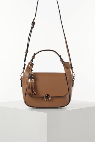 Diana Camel Top Handle Crossbody