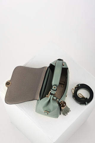 Diana Spearmint Green Top Handle Crossbody