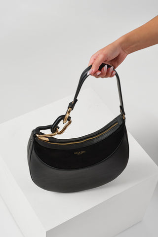 Thelma Black Scoop Hobo