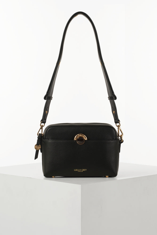 Sian Black Camera Crossbody