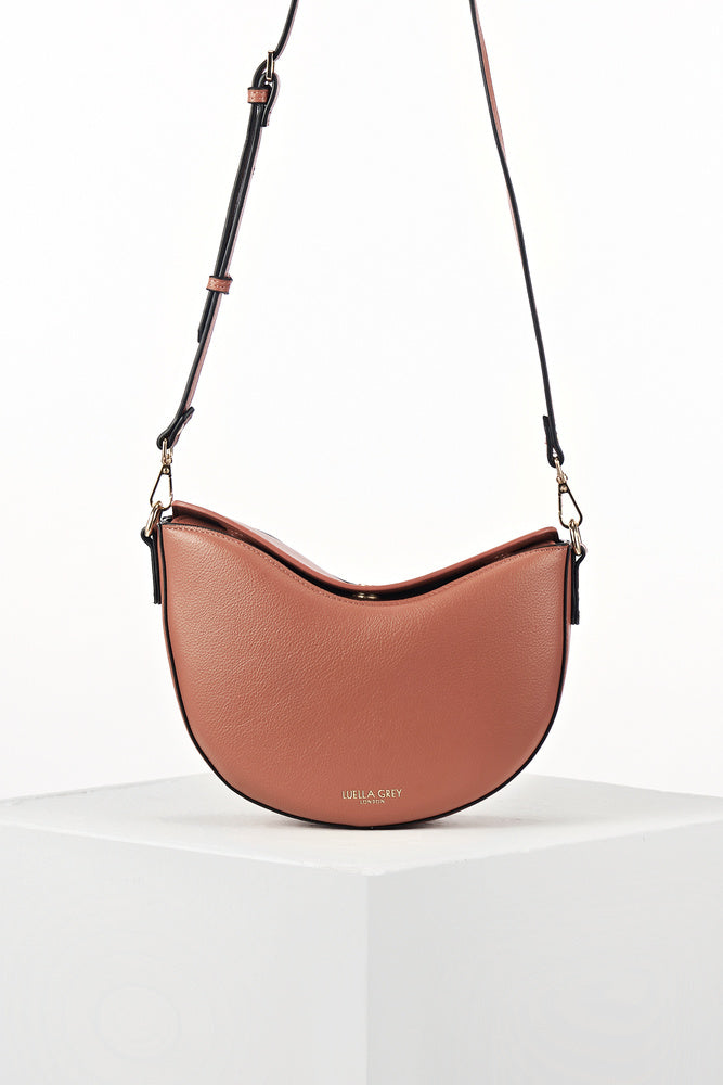 Cora Tuscan Blush Saddle Crossbody