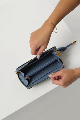 Ramona Cornflower Blue Large Purse