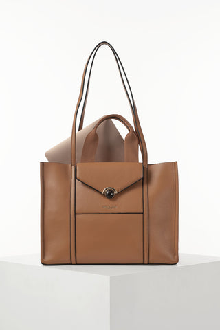 Darcy Camel Laptop Tote