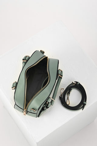 Lilian Spearmint Green Barrel Crossbody