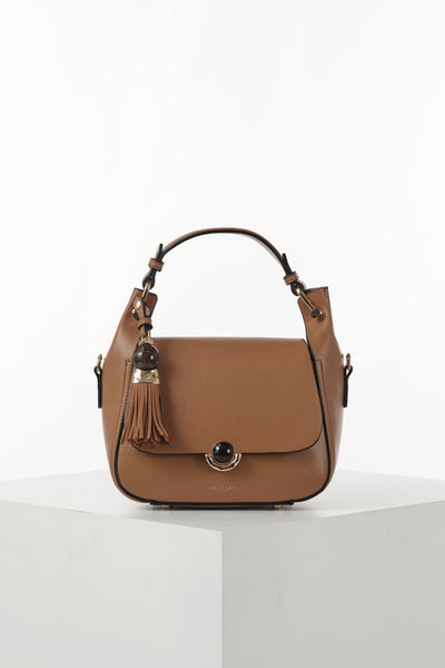 Diana Camel Top Handle Crossbody