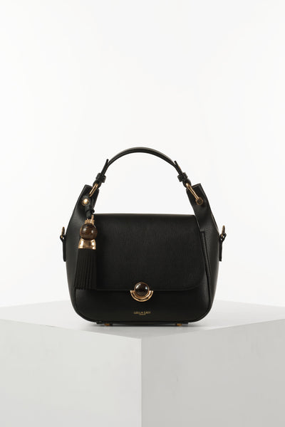 Diana Black Top Handle Crossbody