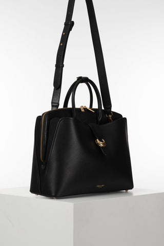 Carlotta Black Laptop Tote