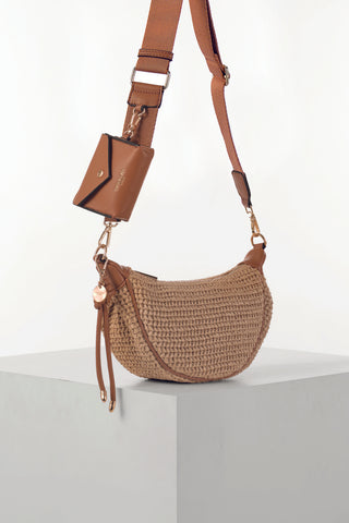 Lolly Raffia Sling Bag