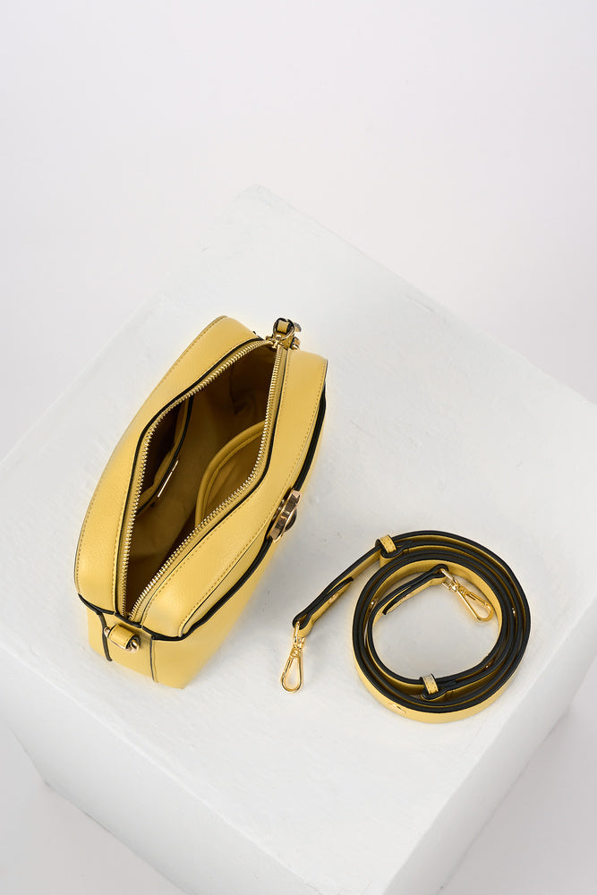 Sian Buttercup Yellow Camera Crossbody
