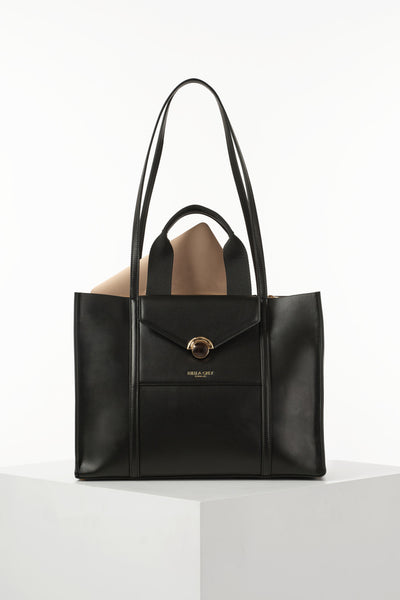 Darcy Black Laptop Tote
