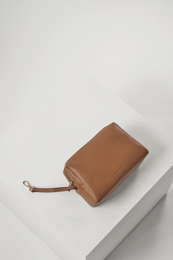 Pandora Camel Suede Hobo