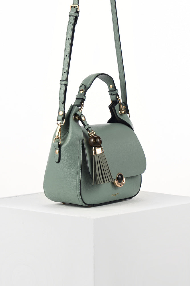 Diana Spearmint Green Top Handle Crossbody