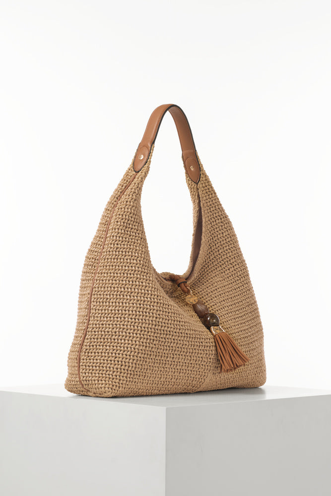 Pandora Raffia Hobo
