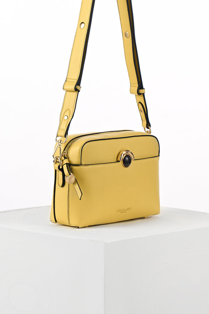 Sian Buttercup Yellow Camera Crossbody