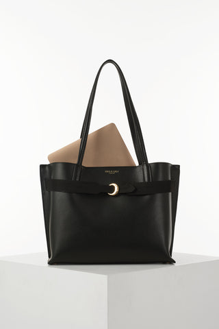 Connie Black Laptop Tote