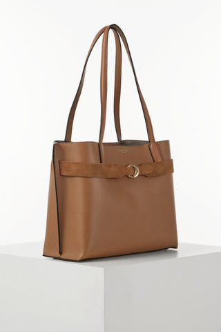Connie Camel Laptop Tote