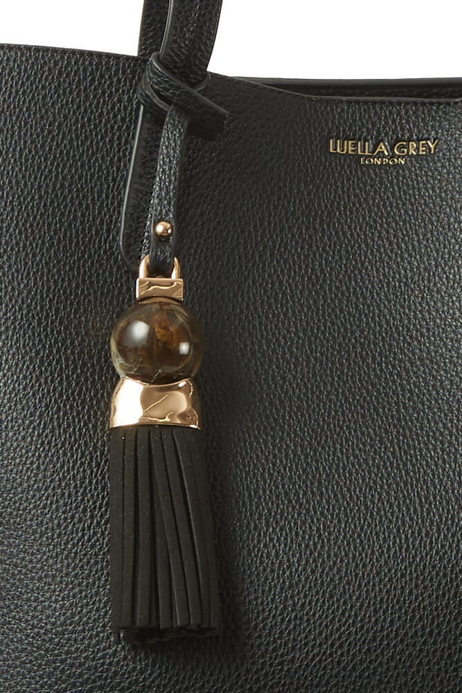 Benny Black Tote & Canvas Pouch – Luella Grey