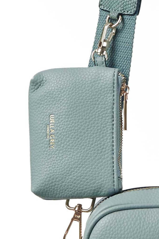 Betty Powder Blue Camera Crossbody