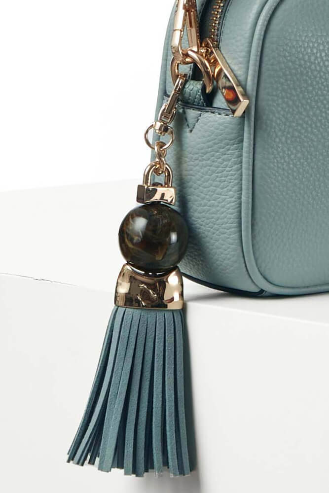 Betty Powder Blue Camera Crossbody