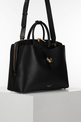 Carlotta Black Laptop Tote