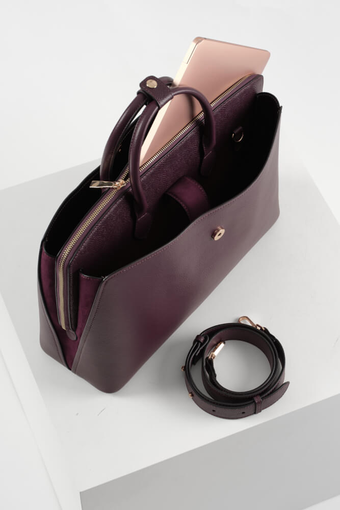 Carlotta Cherry Laptop Tote