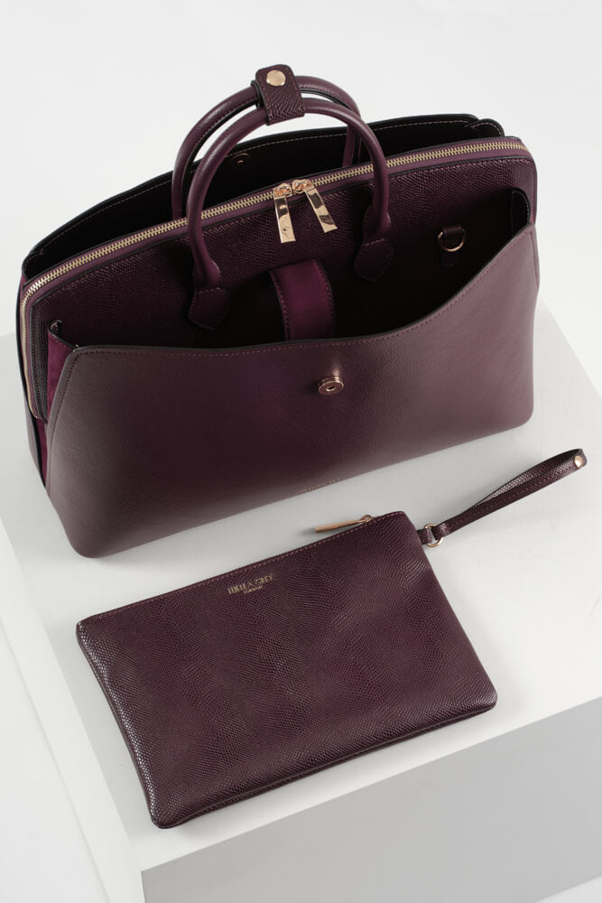 Carlotta Cherry Laptop Tote