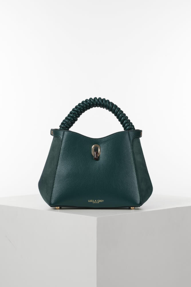 Catherine Peacock Woven Handle Crossbody