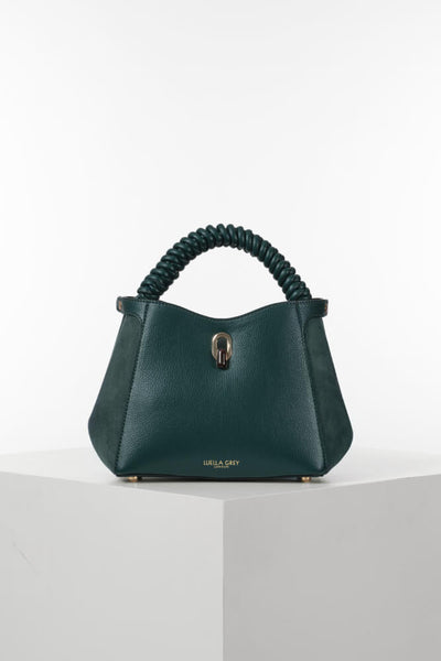 Catherine Peacock Woven Handle Crossbody
