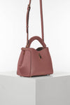 Catherine Pecan Woven Handle Crossbody