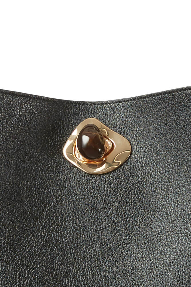 Henri Black Hobo Tote