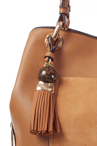 Sienna Camel Hobo Tote