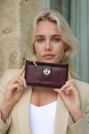 Alison Plum Medium Purse