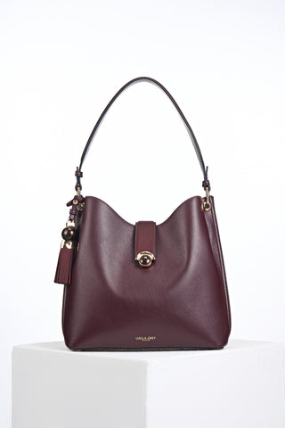 Andrea Black Cherry Hobo