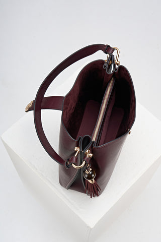 Andrea Black Cherry Hobo
